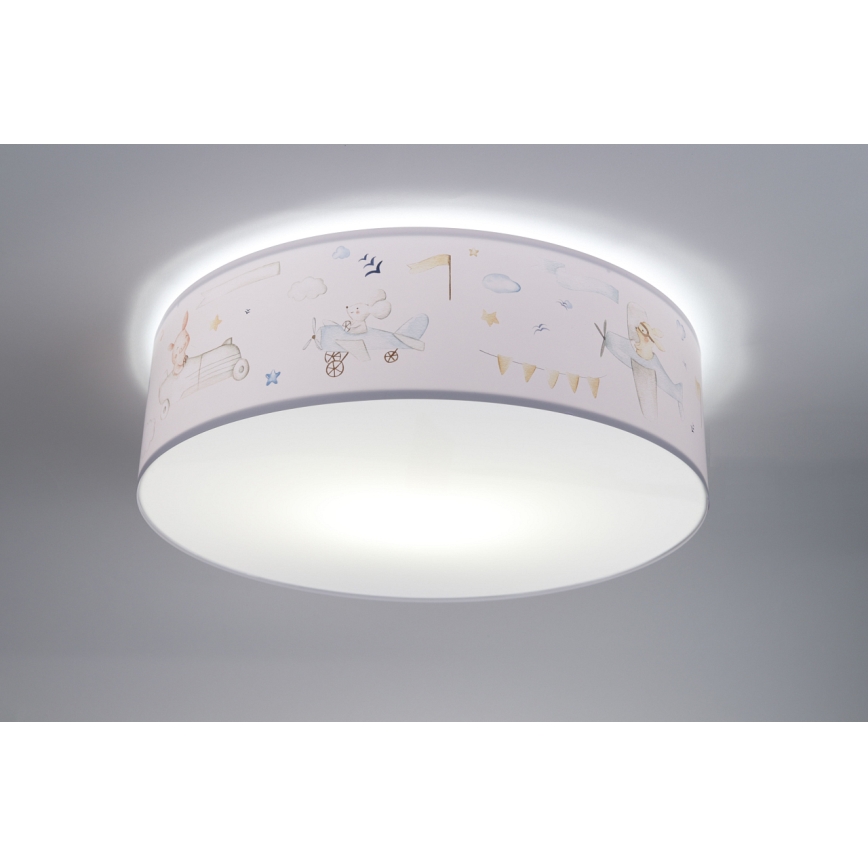 Otroška stropna svetilka SWEET DREAMS 2xE27/60W/230V pr. 40 cm