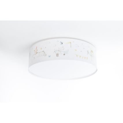 Otroška stropna svetilka SWEET DREAMS 2xE27/60W/230V pr. 40 cm