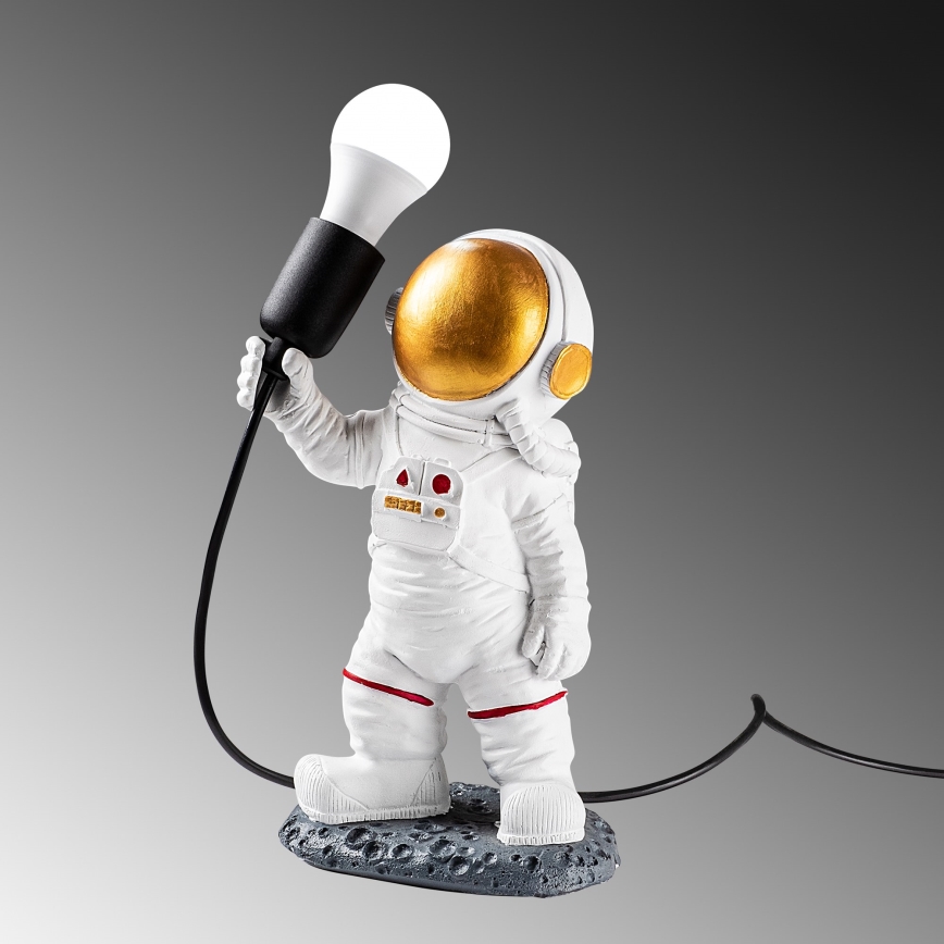 Otroška svetilka ASTRONAUT 1xE27/40W/230V bakrena/bela
