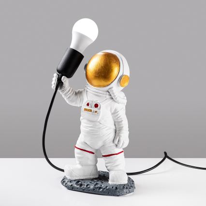 Otroška svetilka ASTRONAUT 1xE27/40W/230V bakrena/bela