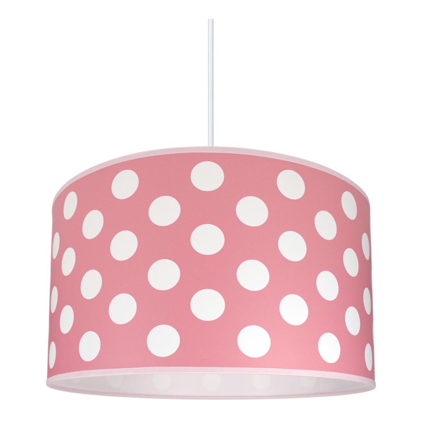 Otroška svetilka DOTS PINK 1xE27/60W/230V