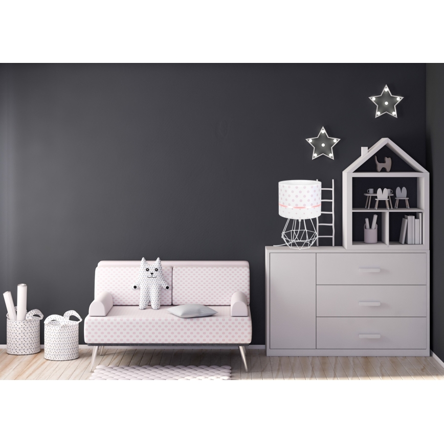 Otroška svetilka PIKKI 1xE27/60W/230V roza