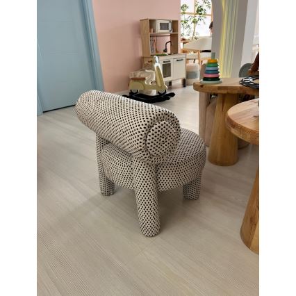 Otroški fotelj MAVI bež/črn