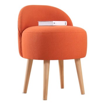 Otroški fotelj NIKI, premer 46 cm, v oranžni barvi