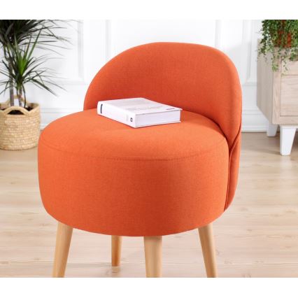 Otroški fotelj NIKI, premer 46 cm, v oranžni barvi