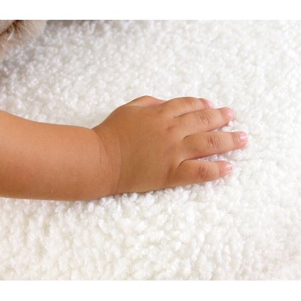 Otroški fotelj PIXI, premer 46 cm, v beli barvi