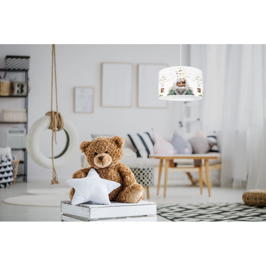 Otroški lestenec BEARS 1xE27/60W/230V
