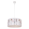 Otroški lestenec GIRLS VIBES 1xE27/60W/230V, premer 40 cm, za dekleta