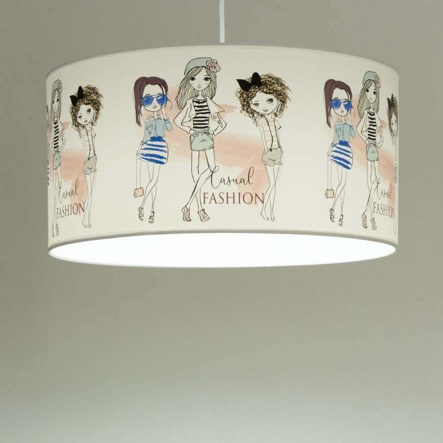 Otroški lestenec GIRLS VIBES 1xE27/60W/230V, premer 40 cm, za deklice