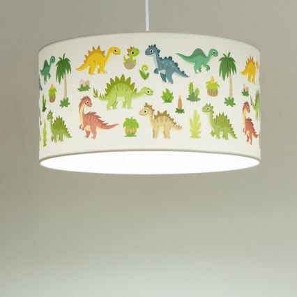 Otroški lestenec KIDS ROOM 1xE27/60W/230V, premer 40 cm, dinozaver