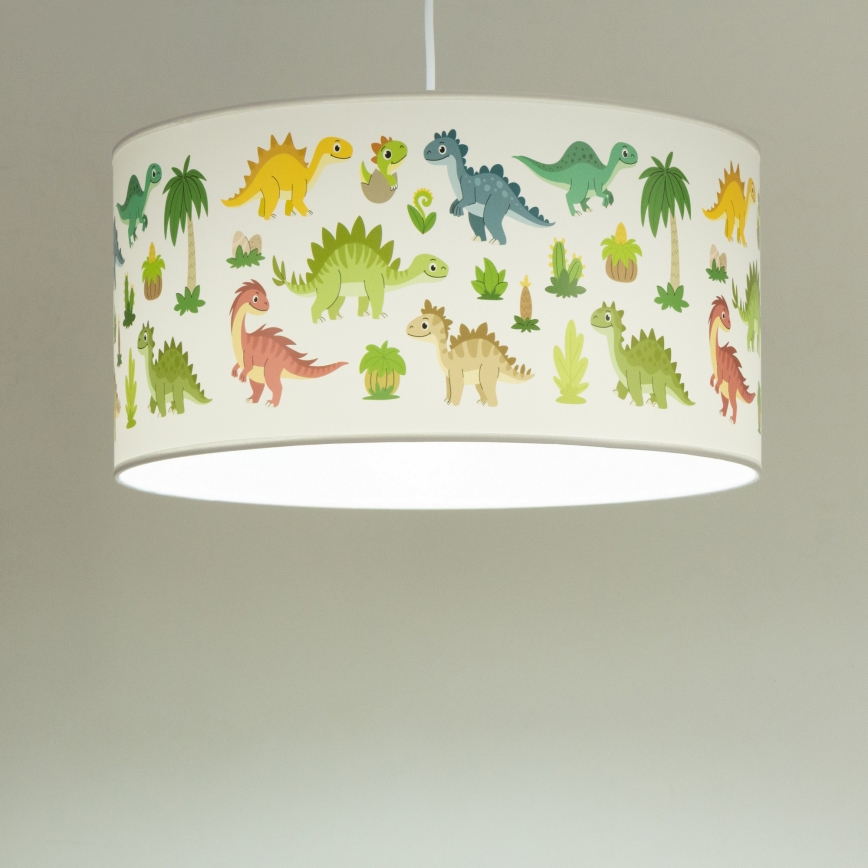 Otroški lestenec KIDS ROOM 1xE27/60W/230V, premer 40 cm, dinozaver