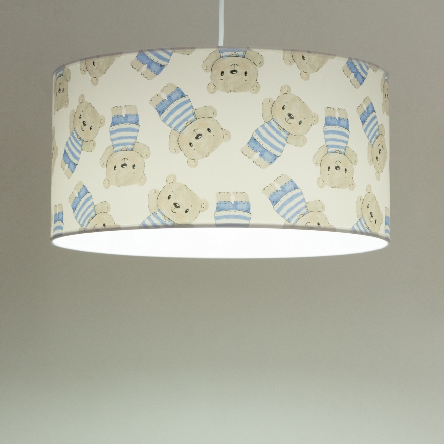 Otroški lestenec KIDS ROOM 1xE27/60W/230V, premer 40 cm, medvedek