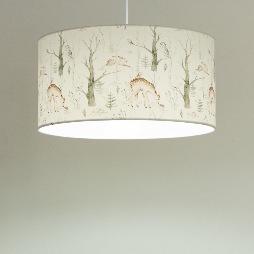 Otroški lestenec KIDS ROOM 1xE27/60W/230V, premer 40 cm, z živalskim motivom