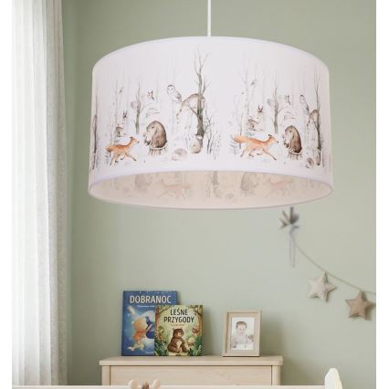 Otroški lestenec KIDS ROOM 1xE27/60W/230V, premer 40 cm, živalski motiv
