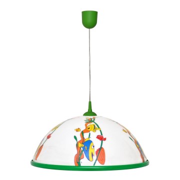 Otroški lestenec na vrvici FISH 1x27/15W/230V