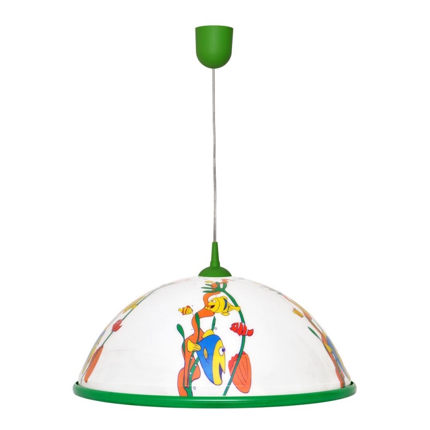 Otroški lestenec na vrvici FISH 1x27/15W/230V