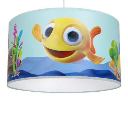 Otroški lestenec na vrvici FISH 1xE27/60W/230V