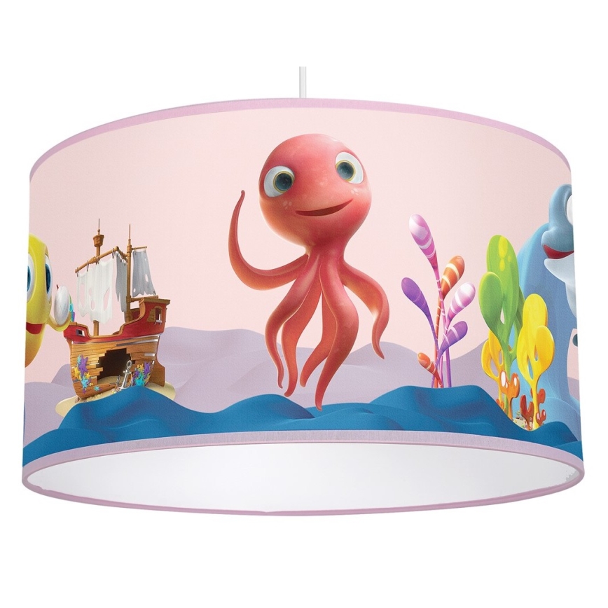 Otroški lestenec na vrvici OCTOPUS 1xE27/60W/230V