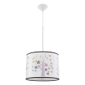 Otroški lestenec na vrvici OWLS 1xE27/15W/230V pr. 40 cm owls