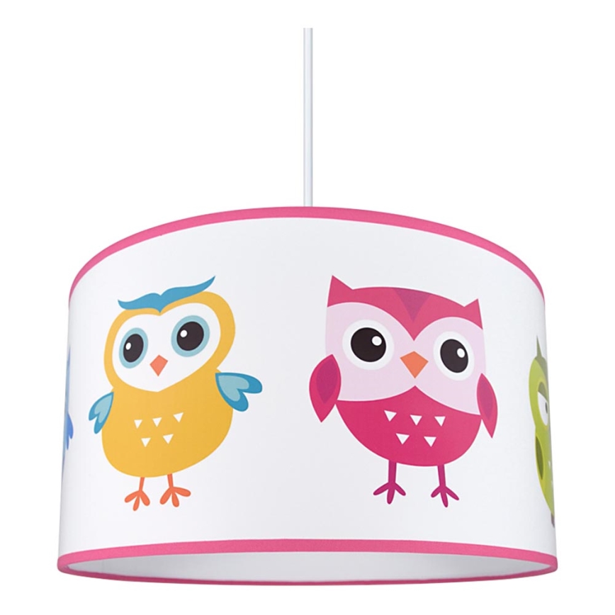 Otroški lestenec na vrvici OWLS 1xE27/60W/230V