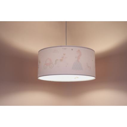 Otroški lestenec na vrvici SWEET DREAMS 1xE27/60W/230V pr. 30 cm