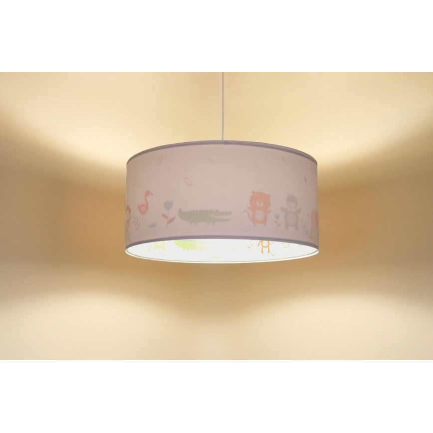 Otroški lestenec na vrvici SWEET DREAMS 1xE27/60W/230V pr. 30 cm