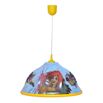 Otroški lestenec na vrvici WITCH 1xE27/15W/230V