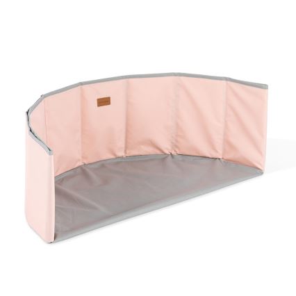 Otroški suhi bazen z žogicami, premer 80 cm, roza/siva