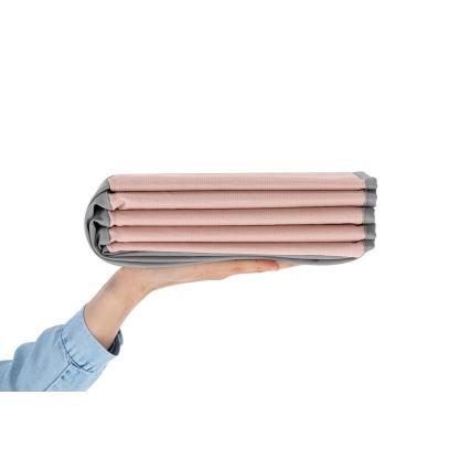 Otroški suhi bazen z žogicami pr. 80 cm roza/siva