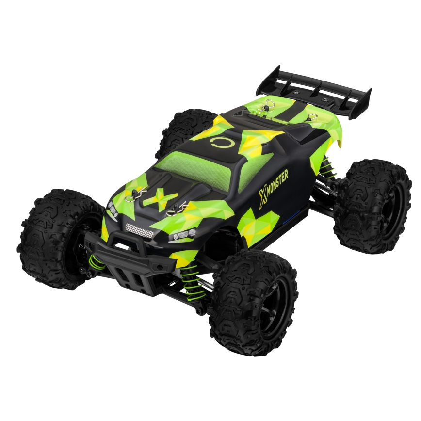 Overmax - RC avto z daljinskim upravljanjem 2v1 X-MONSTER 3.5 1700 mAh črna/rdeča/zelena