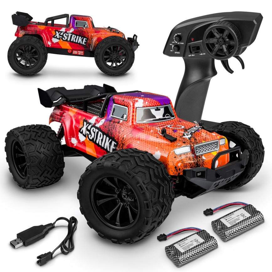 Overmax - RC avto X-STRIKE z daljinskim upravljanjem, 3000 mAh, črna/oranžna