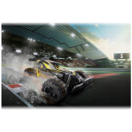 Overmax - RC avto z daljinskim upravljalnikom X-RALLY 2.0, 1200 mAh, črno/rumene barve