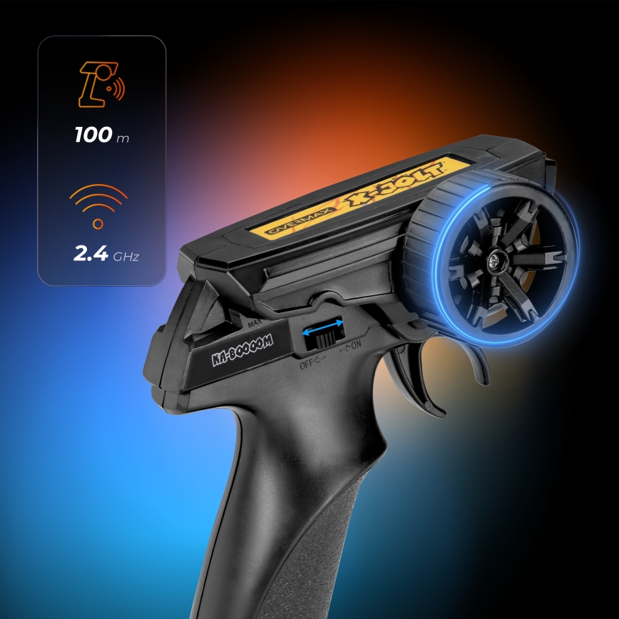 Overmax - RC avto z daljinskim upravljanjem X-JOLT 1000 mAh, črn/rumen