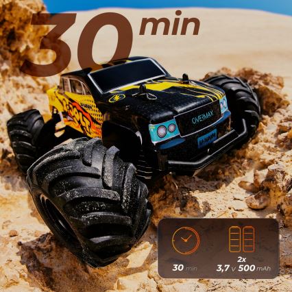 Overmax - RC avto z daljinskim upravljanjem X-JOLT 1000 mAh, črn/rumen