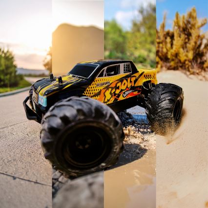 Overmax - RC avto z daljinskim upravljanjem X-JOLT 1000 mAh, črn/rumen