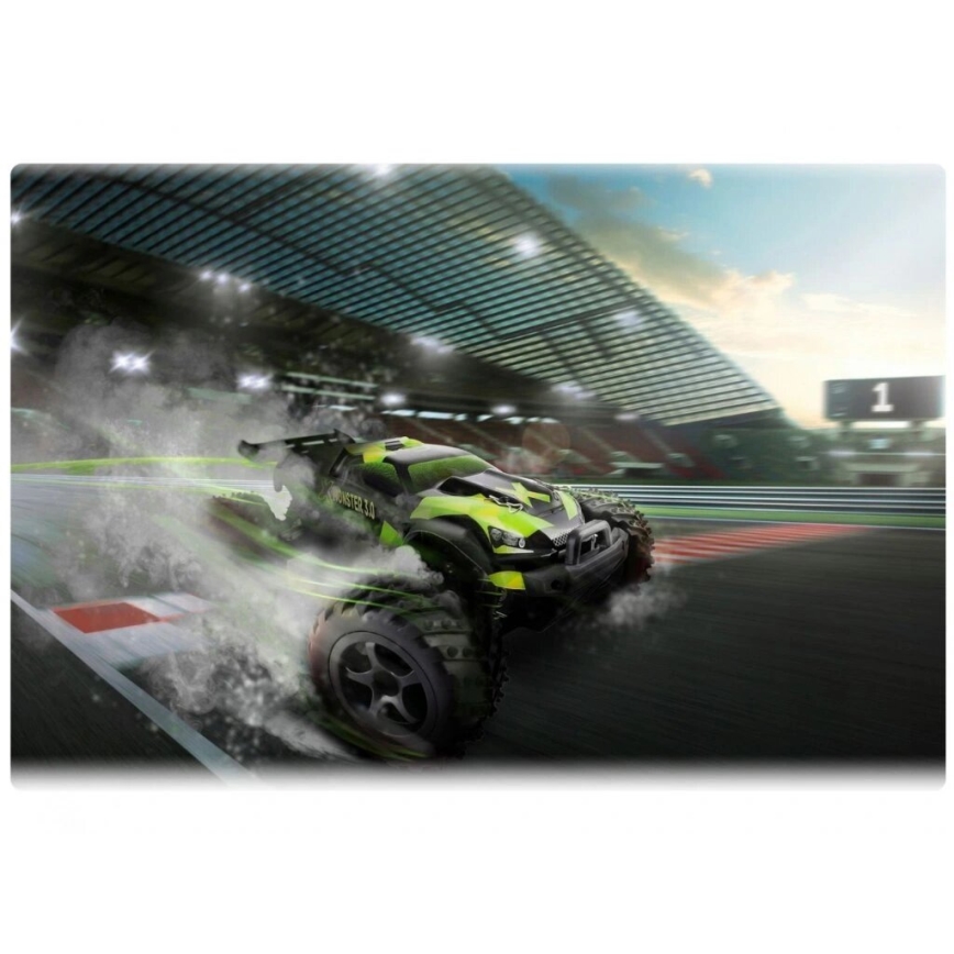 Overmax - RC avtomobil z daljinskim upravljalnikom X-MONSTER 3.0, 1700 mAh, črno/zelena