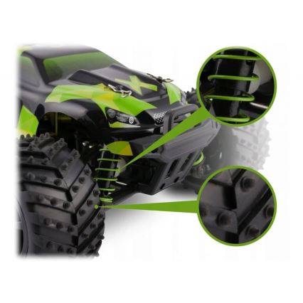 Overmax - RC avtomobil z daljinskim upravljalnikom X-MONSTER 3.0, 1700 mAh, črno/zelena
