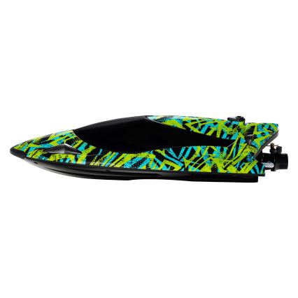 Overmax - RC čoln z daljinskim upravljanjem X-SURGE 4000 mAh črno/zelena