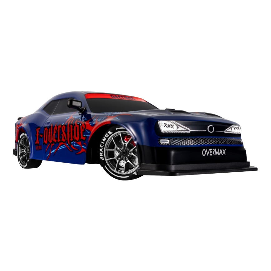 Overmax - RC drift avto X-OVERSLIDE z daljinskim upravljanjem, 1000 mAh, črna/zelena/modra/rdeča
