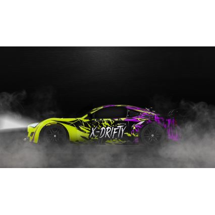 Overmax - RC drift avto z daljinskim upravljanjem X-DRIFT 1000 mAh rumena/vijolična