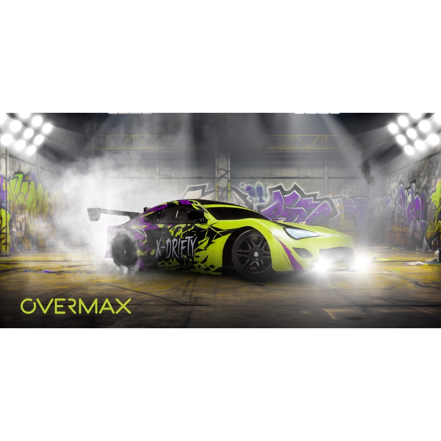 Overmax - RC drift avto z daljinskim upravljanjem X-DRIFT 1000 mAh rumena/vijolična