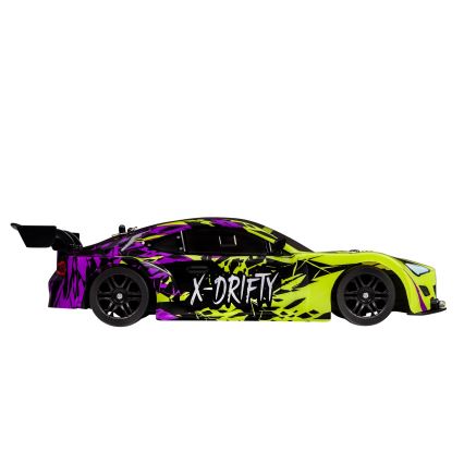 Overmax - RC drift avto z daljinskim upravljanjem X-DRIFT 1000 mAh rumena/vijolična