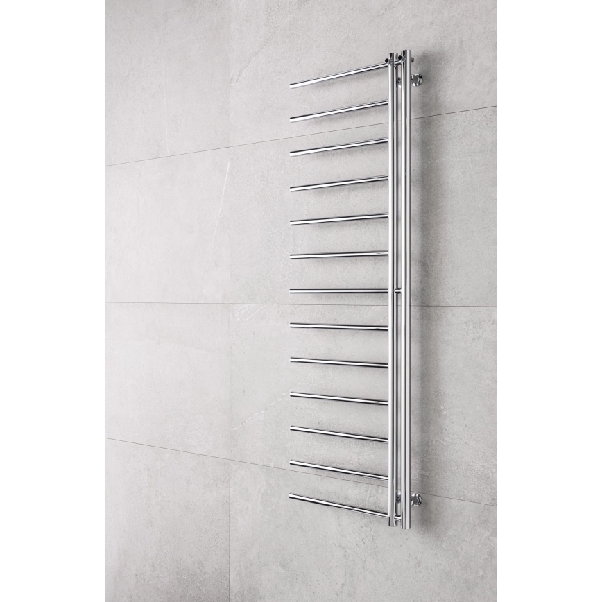 P.M.H. AP2C-L - Kopalniški lestevni radiator APOLLO 219 W 150 cm leva izvedba / sijajni krom