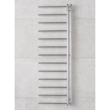 P.M.H. AP2C-L - Kopalniški lestevni radiator APOLLO 219 W 150 cm leva izvedba / sijajni krom