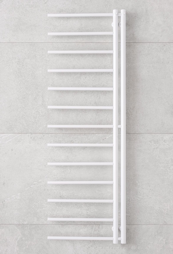 P.M.H. AP2W-L - Kopalniški brisačni radiator APOLLO 346W 150 cm desna/bela