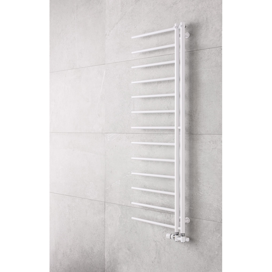 P.M.H. AP2W-L - Kopalniški brisačni radiator APOLLO 346W 150 cm desna/bela