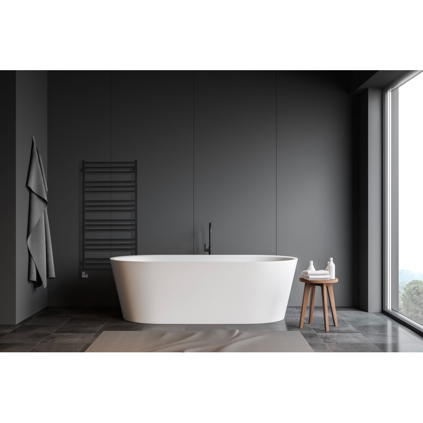 P.M.H. AV4B - Kopalniški lestevni radiator AVENTO 567W 121 cm črn