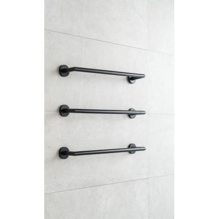 P.M.H. IN1B-L - Električni sušilnik za brisače INGA 17W/230V 85,9 cm IP44 leva/črna