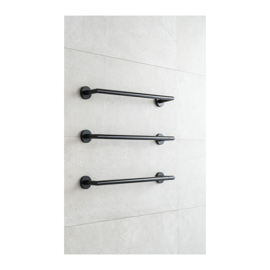 P.M.H. IN1B-R - Električni brisačnik INGA 17W/230V 85,9 cm IP44 desni/črn