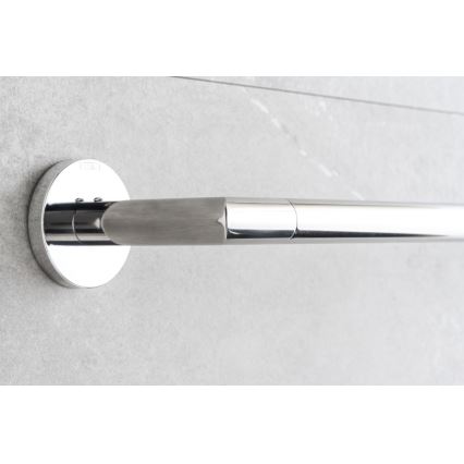 P.M.H. IN1SS-L - Električni grelec za brisače INGA 17W/230V 85,9 cm IP44 levi/poliran iz nerjavečega jekla